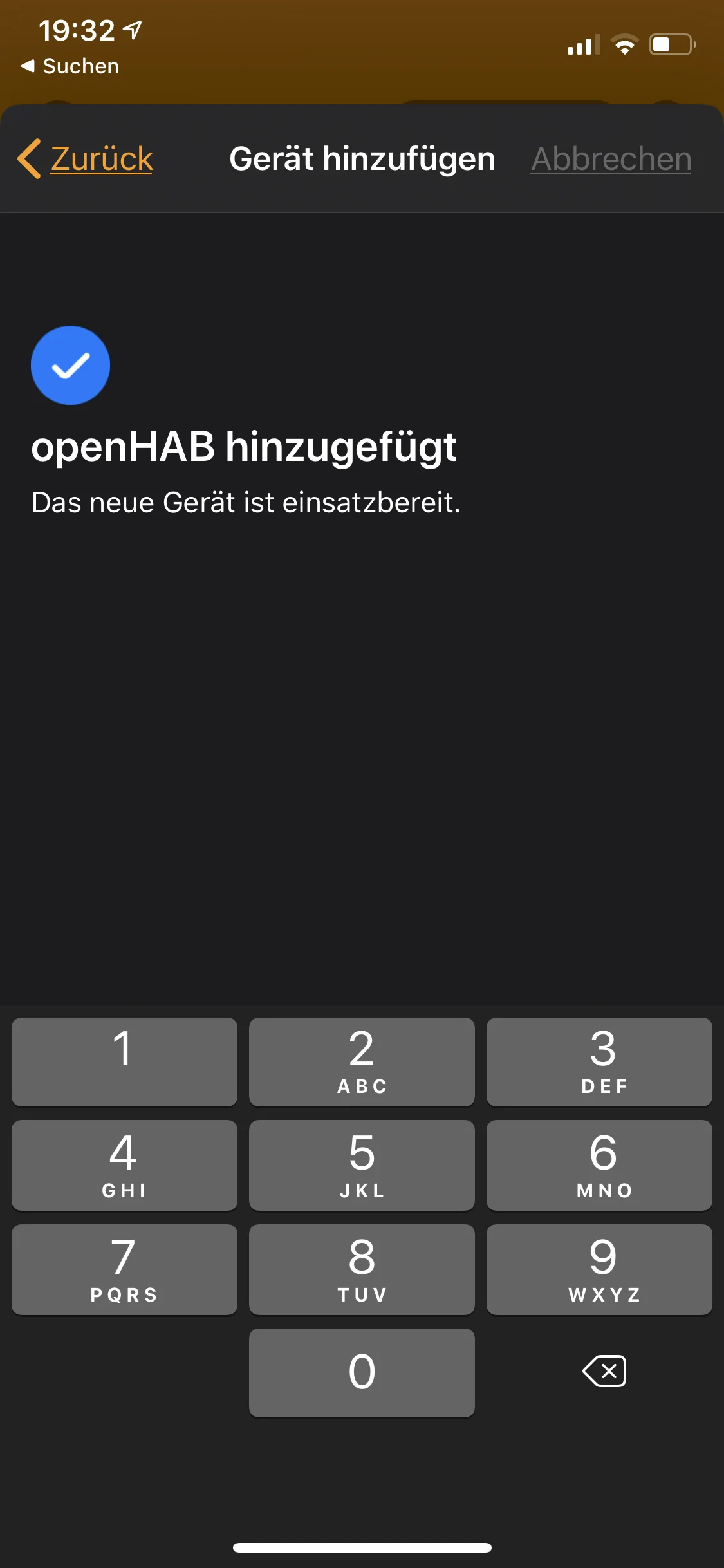 Adding openHAB to Apple HomeKit - Step 3