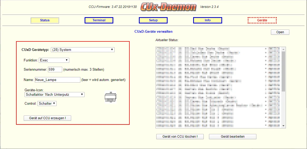 Creating a Hue lamp in CUxD