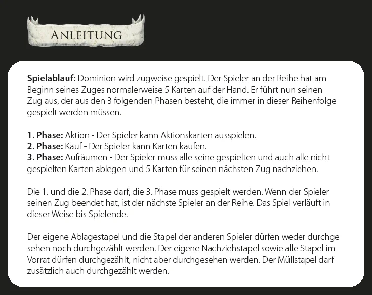 Dominion Card Dividers - Instructions 1