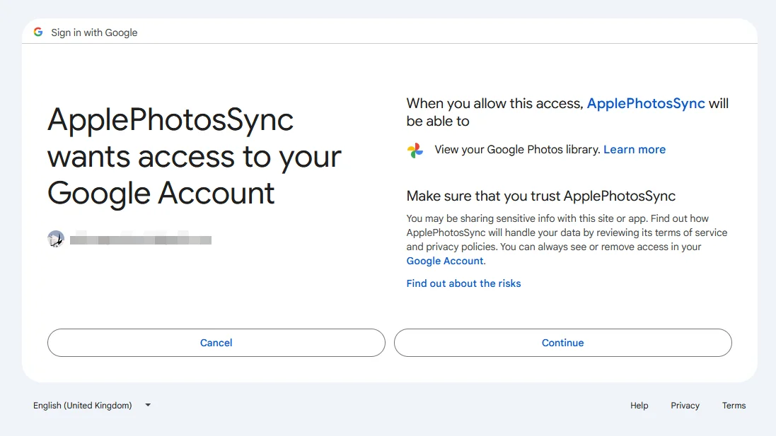 Google Auth - Step 3