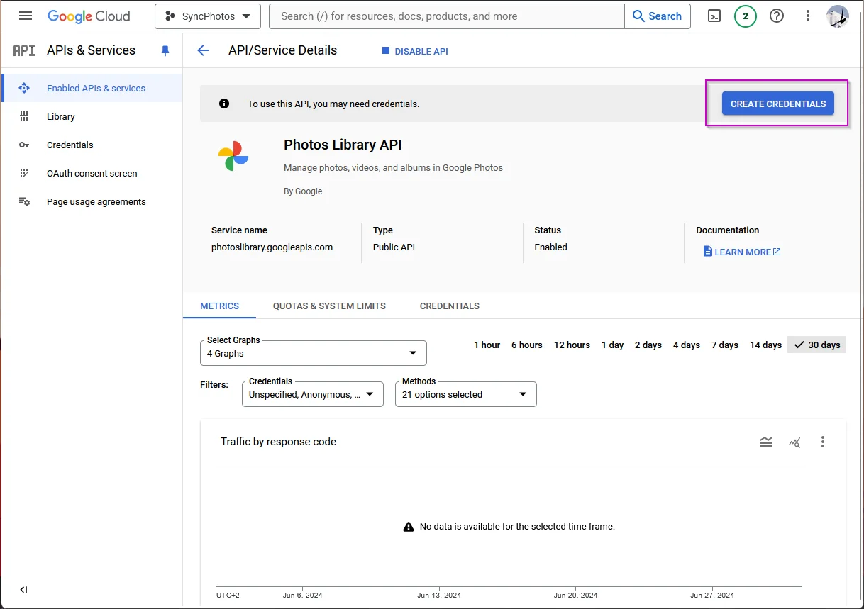 Setup Google Cloud - Step 6